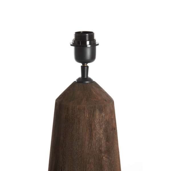 Trapani 45cm Træ lampefod Fra Light & Living - 