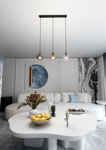 Cosmo 70cm Flerfarvet loftslampe Fra Emibig Lighting - Cosmo er en alsidig og moderne kollektion af loftslamper.