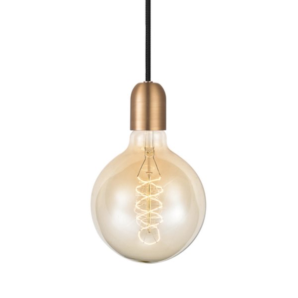 Classic Ø4 Kobber loftslampe Fra Halo Design - Klassisk ophæng lavet af metal med kobberfinish.