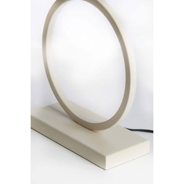 Liva 43cm Cremet hvid lampefod Fra Light & Living - 