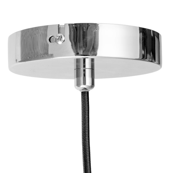 Adar Ø22 Grå loftslampe Fra Bloomingville - Kombinationen af sort og s&oslash;lv giver lampen et eksklusivt og dekorativt pr&aelig;g, der passer ind i mange forskellige hjem og stilarter.