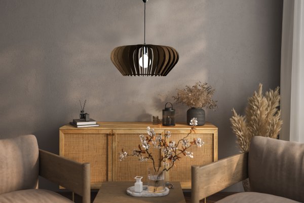 Calyps Ø55 Brun loftslampe Fra Aneta Lighting - Den passer lige så godt over køkkenbordet som i stuen, hvor du ønsker et godt generelt lys.