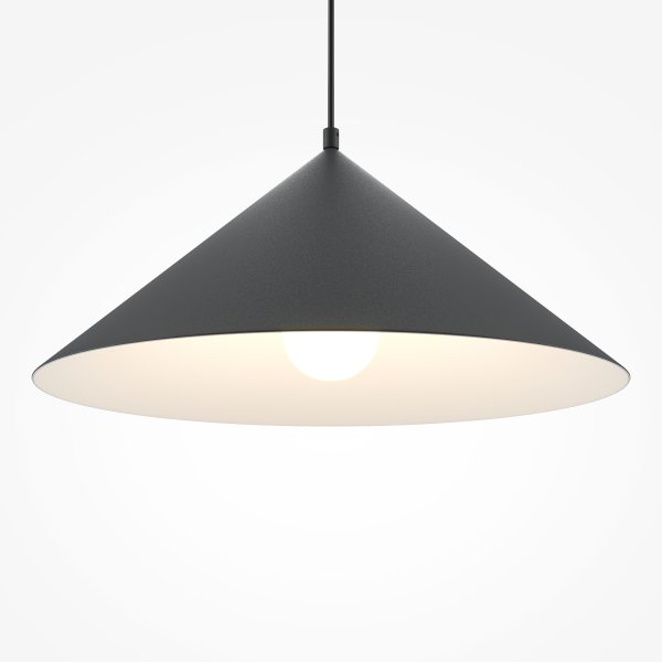 Basic colors Ø35 Sort loftslampe Fra Maytoni - Den enkle, men sofistikerede form gør den til et fremragende valg til ethvert rum, hvor du ønsker at skabe et stilfuldt og tidløst udtryk.