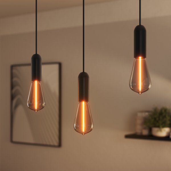 Round Ø10 Sort loftslampe Fra Ledvance - 