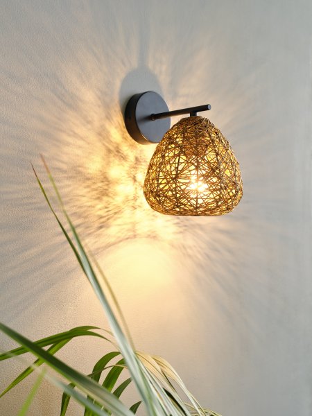 Paper Drop 20cm Natur væglampe Fra Osram - Paper Drop &auml;r en vacker v&auml;gglampa med bohemisk design.