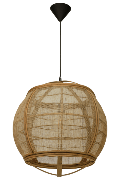 Borneo Ø50 Natur loftslampe Fra Aneta Lighting - Husk, at naturlige træer kan variere i farve, struktur og grenmærkning, hvilket gør hver lampe unik i sit udseende.