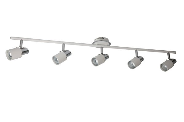 Cleo 5 Hvid spotlight Fra Lampan - Den passer perfekt i både moderne og klassisk indretning og fungerer lige godt i stuen, køkkenet eller gangen.