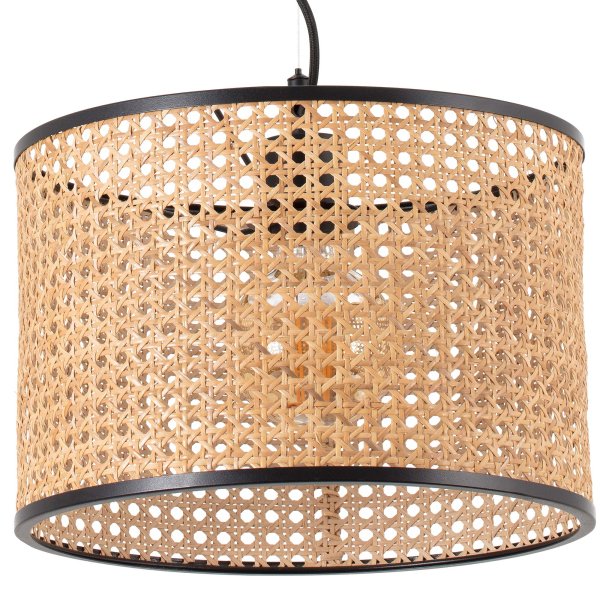Mambo 5x Ø32 Natur loftslampe Fra Faro Barcelona - Hvert kabel med en l&aelig;ngde p&aring; 5m har en str&aelig;kklemme, som g&oslash;r det muligt at installere armaturet p&aring; avancerede punkter.