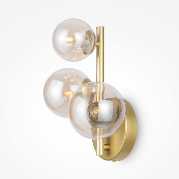 Dallas 25cm Guld væglampe Fra Maytoni - Skab en sofistikeret og indbydende atmosfære med Dallas, en lampe, der oplyser dit hjem med klasse og finesse.