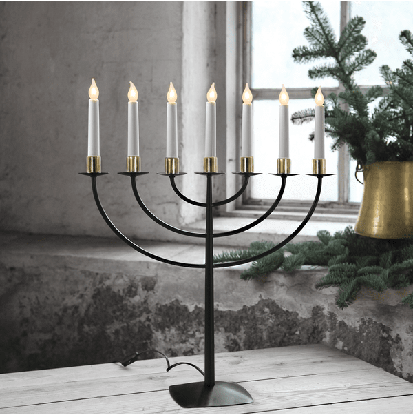 Lysmanchet 7-Pak Messing Fra Star Trading - Stillige lette manchetter i messingfinish.