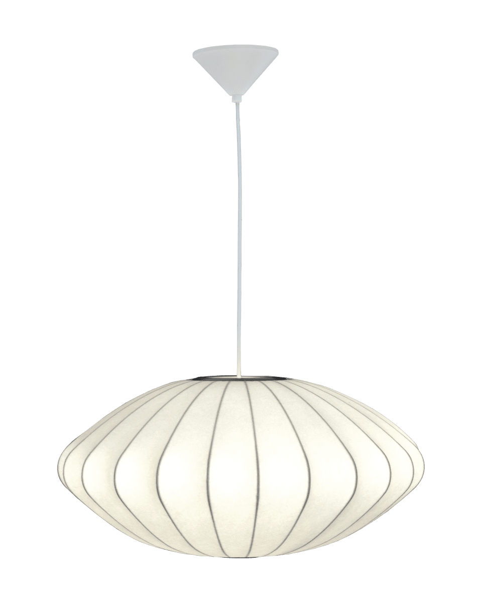 Josefine Ø65 Hvid loftslampe Fra Aneta Lighting - Josefine pendellampen er en elegant lampe med en bl&oslash;d og harmonisk form, der giver rummet et behageligt udtryk.