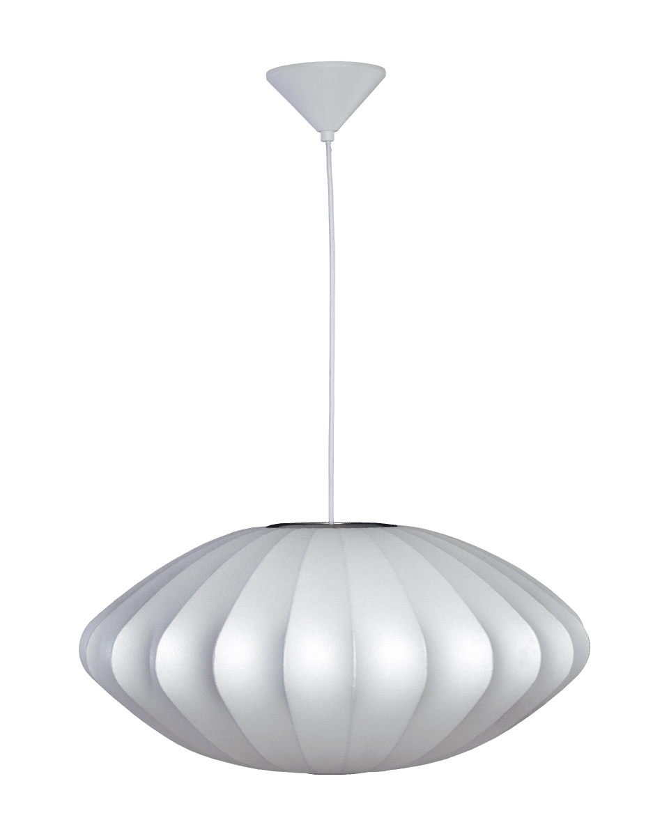 Josefine Ø65 Hvid loftslampe Fra Aneta Lighting - Josefine pendellampen er en elegant lampe med en bl&oslash;d og harmonisk form, der giver rummet et behageligt udtryk.