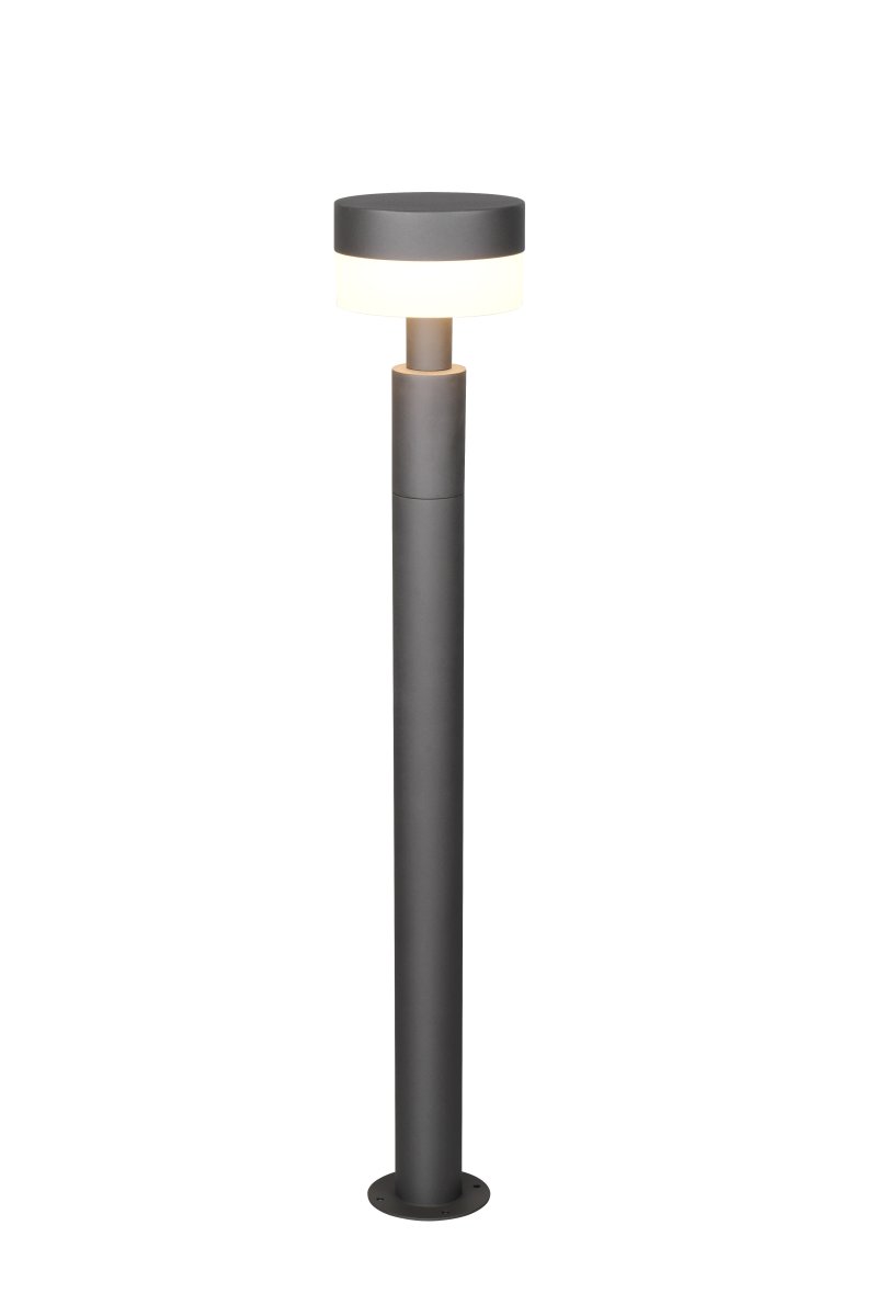 Mackenzie 95cm Antracit pullerter Fra Trio Lighting - Mackenzie er en moderne og v&aelig;rdifuld pullert med et stilrent design i antracit.