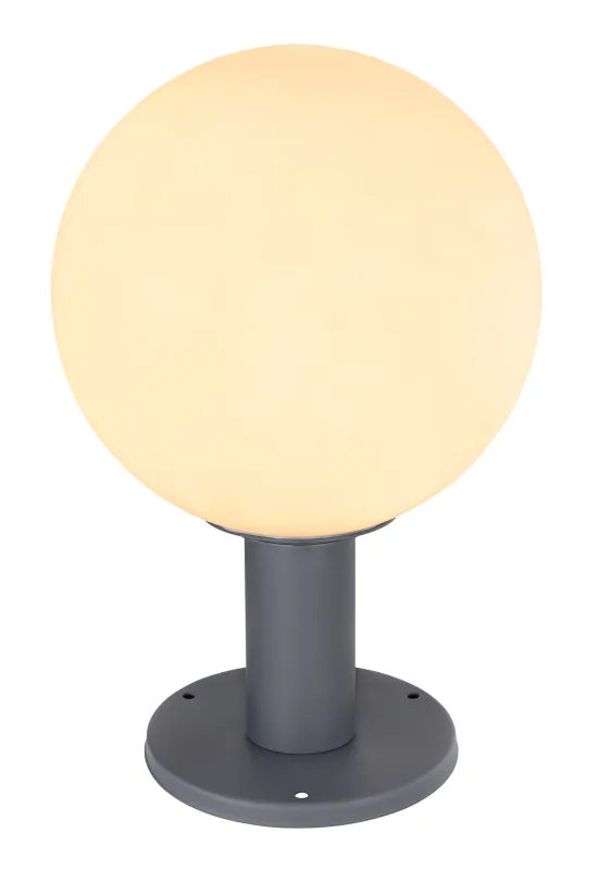 Ossy 38cm Antracit Fra Globo Lighting - Ossy er en stilfuld portlampe med IP44, en moderne tilføjelse til din have eller terrasse.
