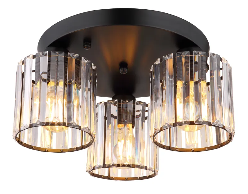 Jordana Ø35 Sort plafond Fra Globo Lighting - Jordana &auml;r en elegant plafond som imponerar med sin eleganta och stilrena design.