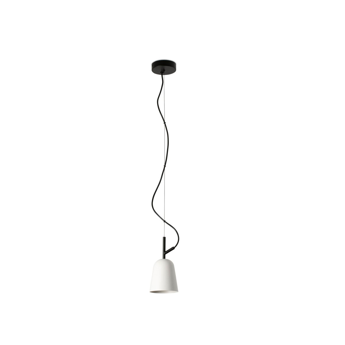 Zoom billede af Studio Ø10 Hvid loftslampe Fra Faro Barcelona - Studio passer b&aring;de i det moderne hjem og i designbevidste kontorer - perfekt n&aring;r du vil kombinere funktion med &aelig;stetik.