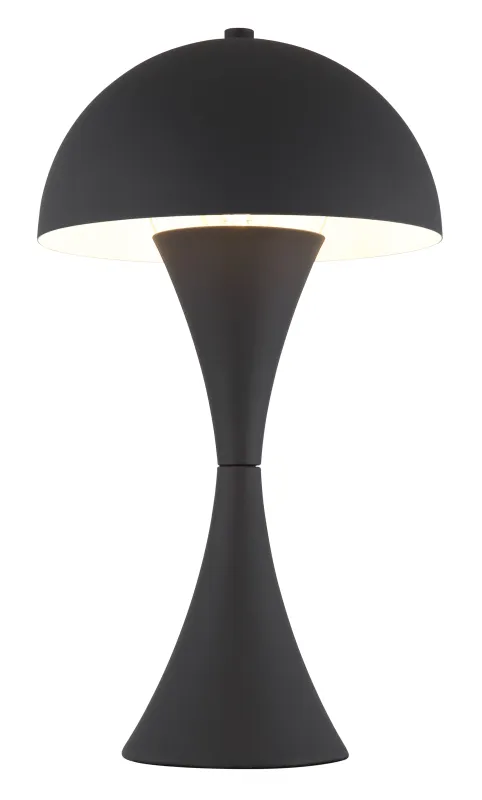 Dima 36cm Sort bordlampe Fra Globo Lighting - Perfekt f&ouml;r moderna milj&ouml;er, d&auml;r den ger en sofistikerad touch samtidigt som den sprider behagligt ljus.