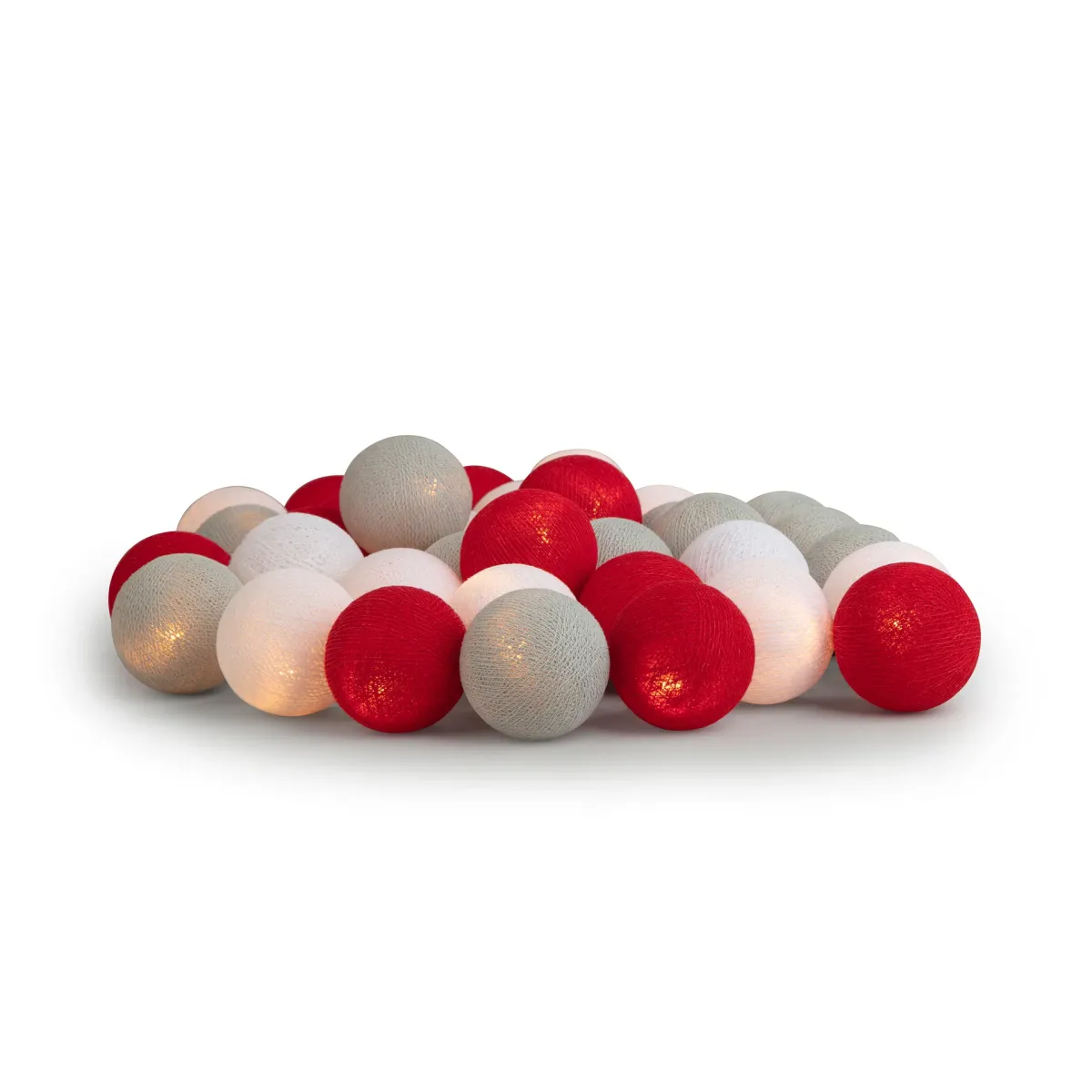 Irislights Noelle 35-lights RØD Fra Irislights - Produktet er h&aring;ndlavet, og variationer i farve, form og st&oslash;rrelse kan derfor forekomme.