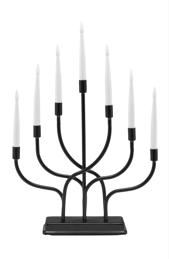 Stina Sort Fra Pixie Design - Den har en indbygget timer, der automatisk t&aelig;nder lyset i 6 timer og slukker dem i 18 timer.