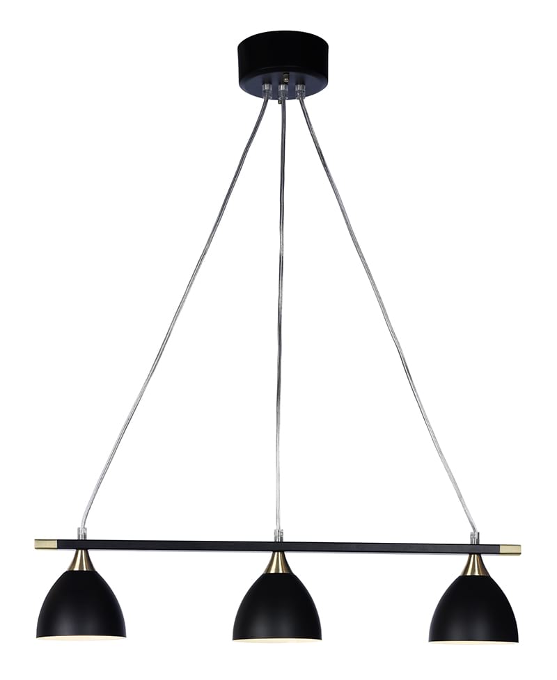 Lexi 65cm Sort loftslampe Fra Cottex - 