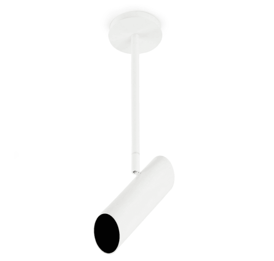Link Hvid spotlight Fra Faro Barcelona - Det stilrene design kombinerer &aelig;stetik og funktion, hvilket g&oslash;r lampen til et perfekt valg til moderne interi&oslash;r.