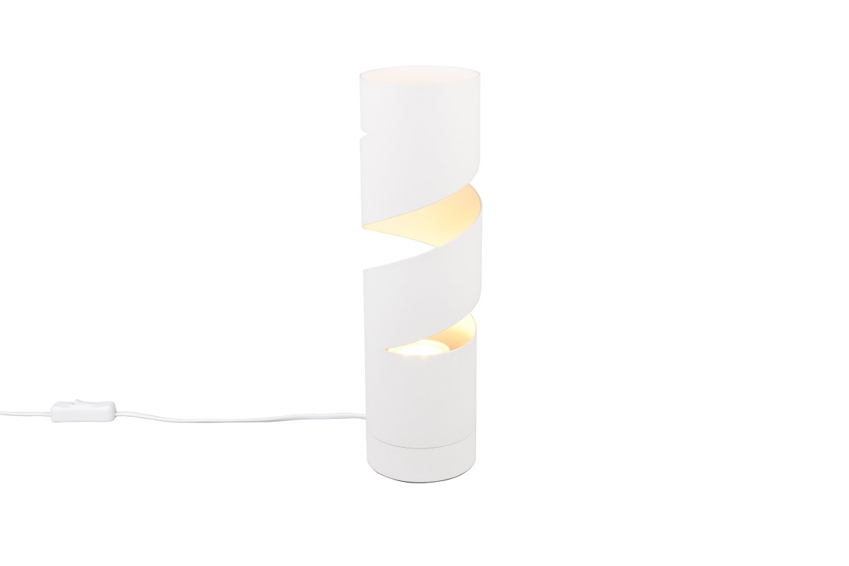 Stream 35cm Hvid bordlampe Fra Trio Lighting - 