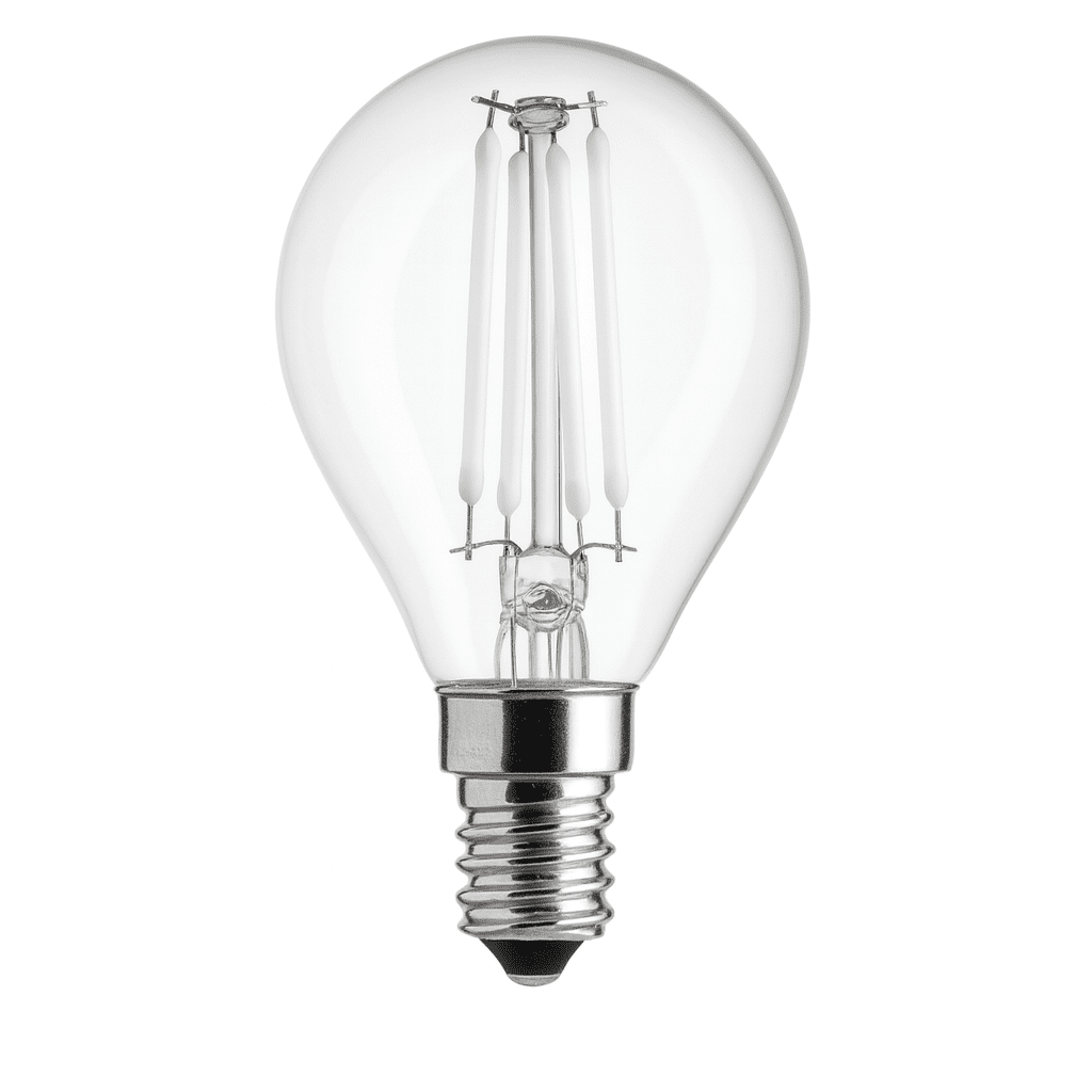 LED E14 kuglepære 4W 2700K Dæmpbar Fra Unison - 