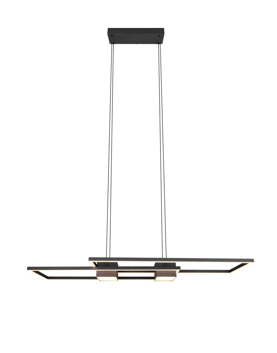 Albany 100cm Sort loftslampe Fra Trio Lighting - 