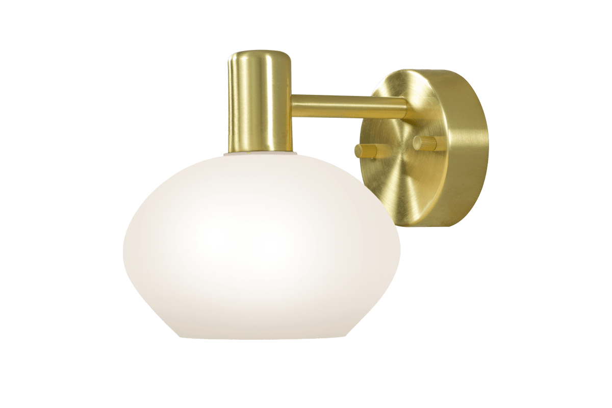 Elba Ø15 Mat messing badeværelseslampe Fra Aneta Lighting - Elba v&aelig;glampe er en moderne badev&aelig;relseslampe, der passer perfekt over eller ved siden af spejlet.