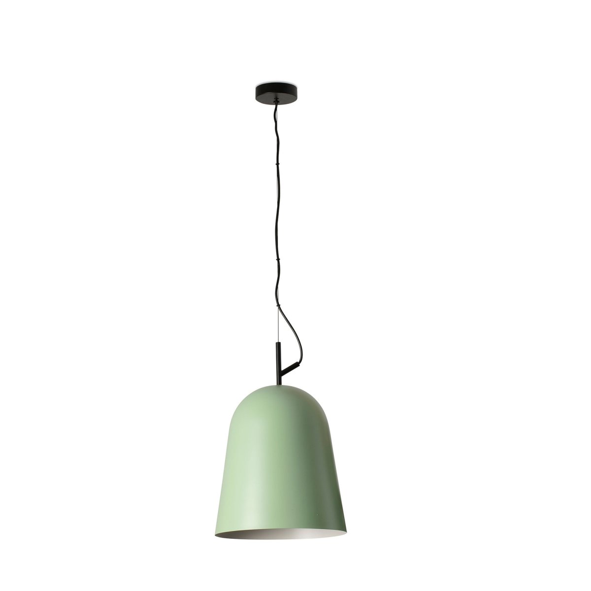 Studio Ø30 Grøn loftslampe Fra Faro Barcelona - Studio er en elegant pendellampe i gr&oslash;n, designet af Nahtrang med inspiration fra 1950'ernes klassiske linjer - tidl&oslash;s &aelig;stetik i en moderne vintage.
