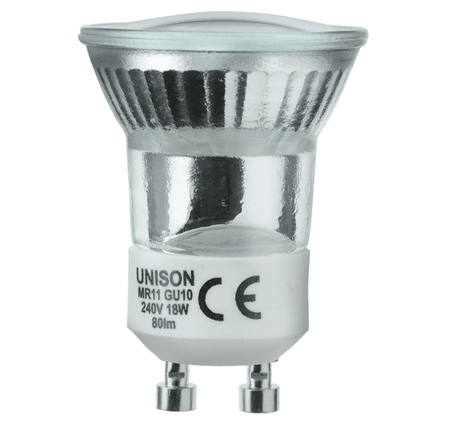 Halogen GU10 Mini 18W Fra Unison - 