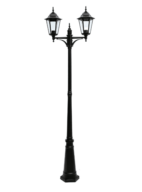 Kartano Twin 225cm Sort lygtepæl Fra Airam - 
