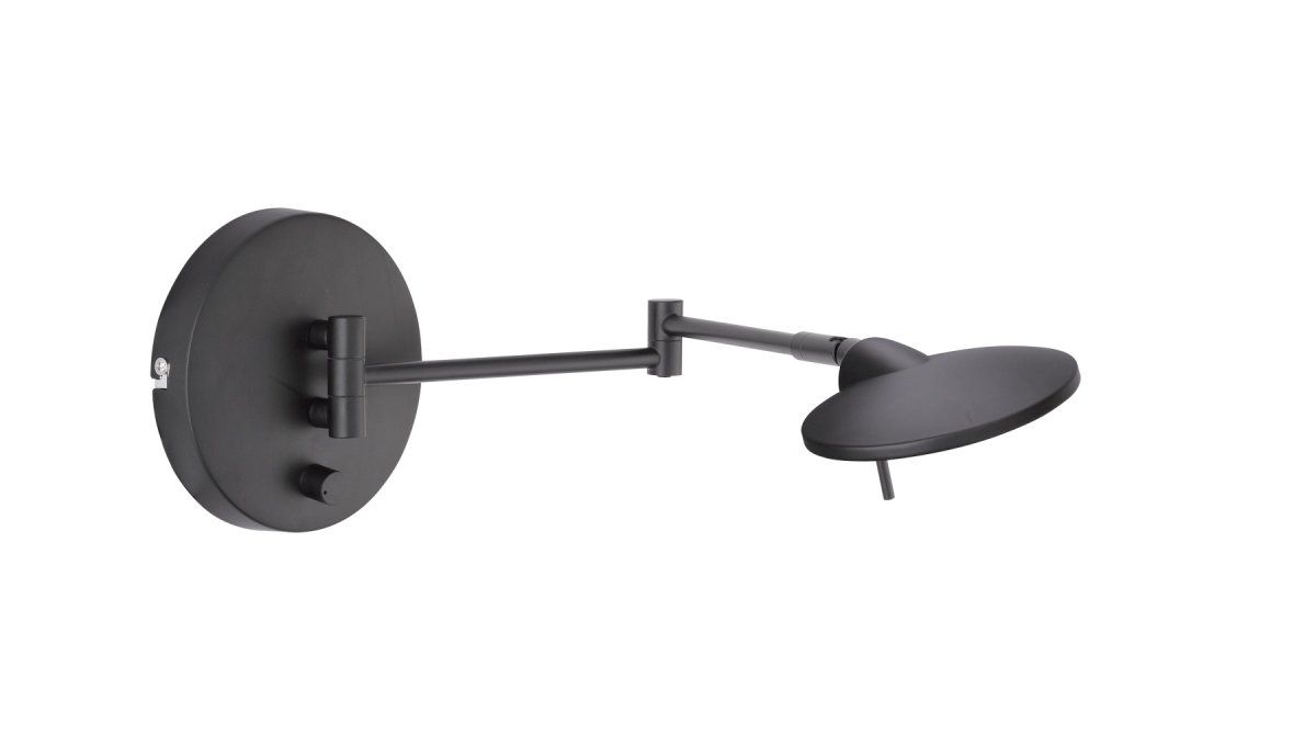 Kazan 55cm Sort væglampe Fra Trio Lighting - 