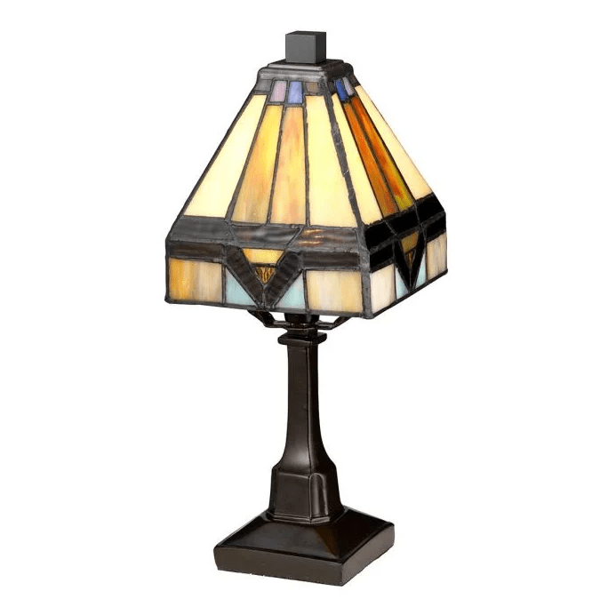 Holmes 30cm Flerfarvet Fra Elstead Lighting - Holmes er en kompakt og elegant lampe, der er perfekt som natlampe eller til en lille hylde.