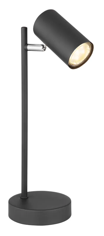 Robby 35cm Sort skrivebordslampe Fra Globo Lighting - Robby &auml;r en praktisk skrivbordslampa som blir ett stilfullt tillskott till ditt hem.