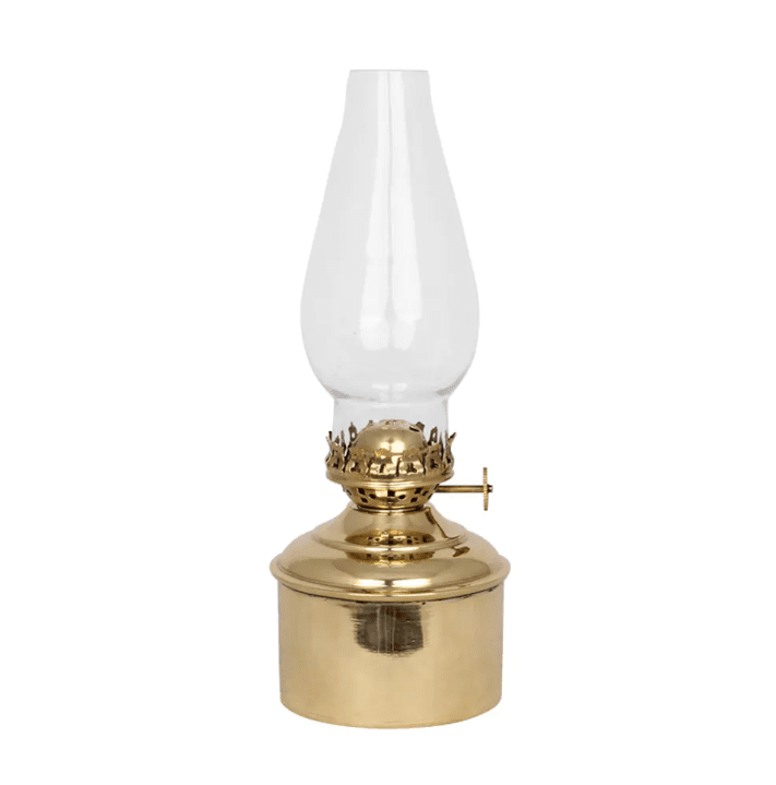 Kerosene lamp haga Guld/messing Fra Strömshaga - Passer med væge artikelnummer 116210 og brændere med artikelnummer 668700G.