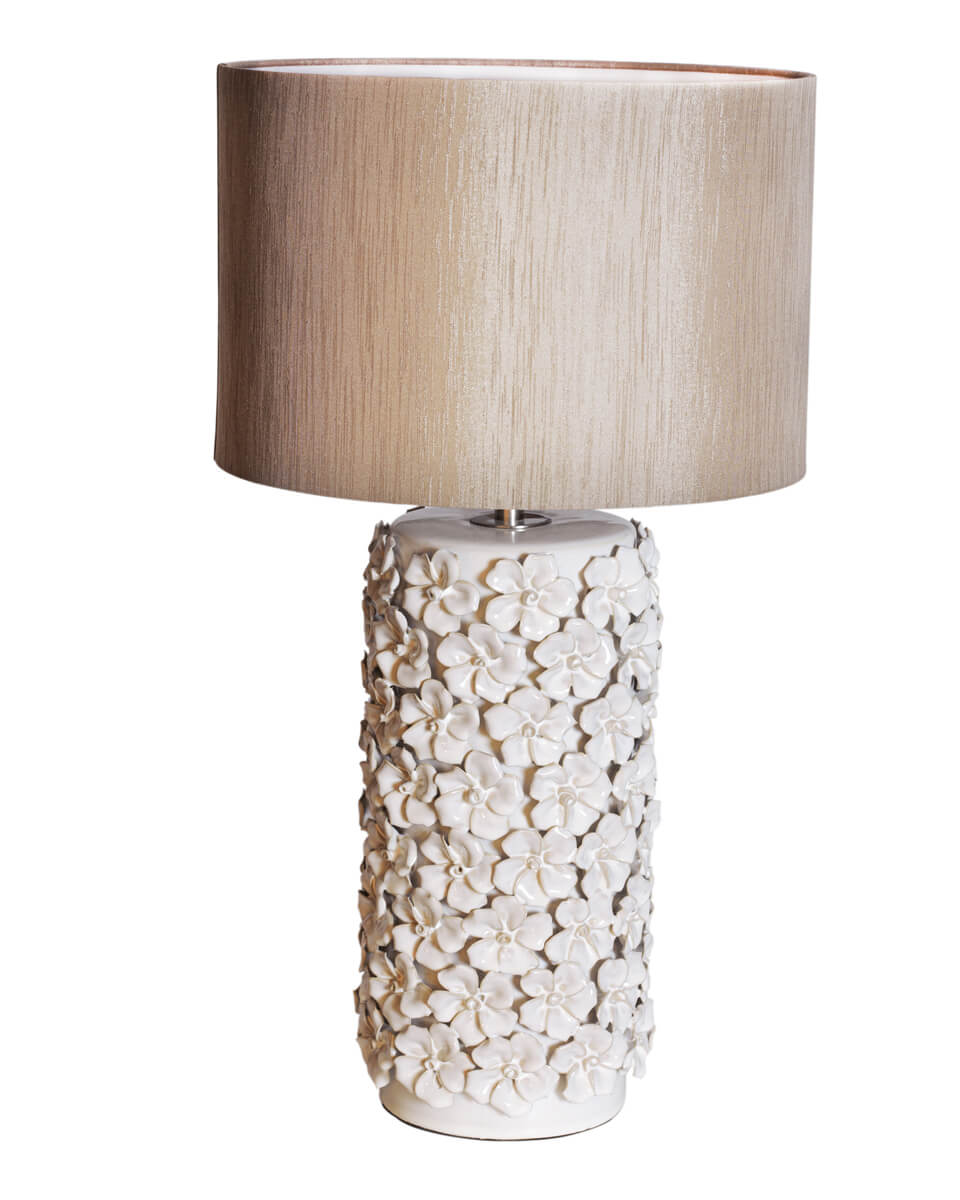 Fiore 55cm Beige bordlampe Fra By Rydéns - &nbsp;Fiore bordlampe er den ideelle kombination af funktion og sk&oslash;nhed, Lys dit liv op med dette elegante design og bestil din egen Fiore lampe i dag.