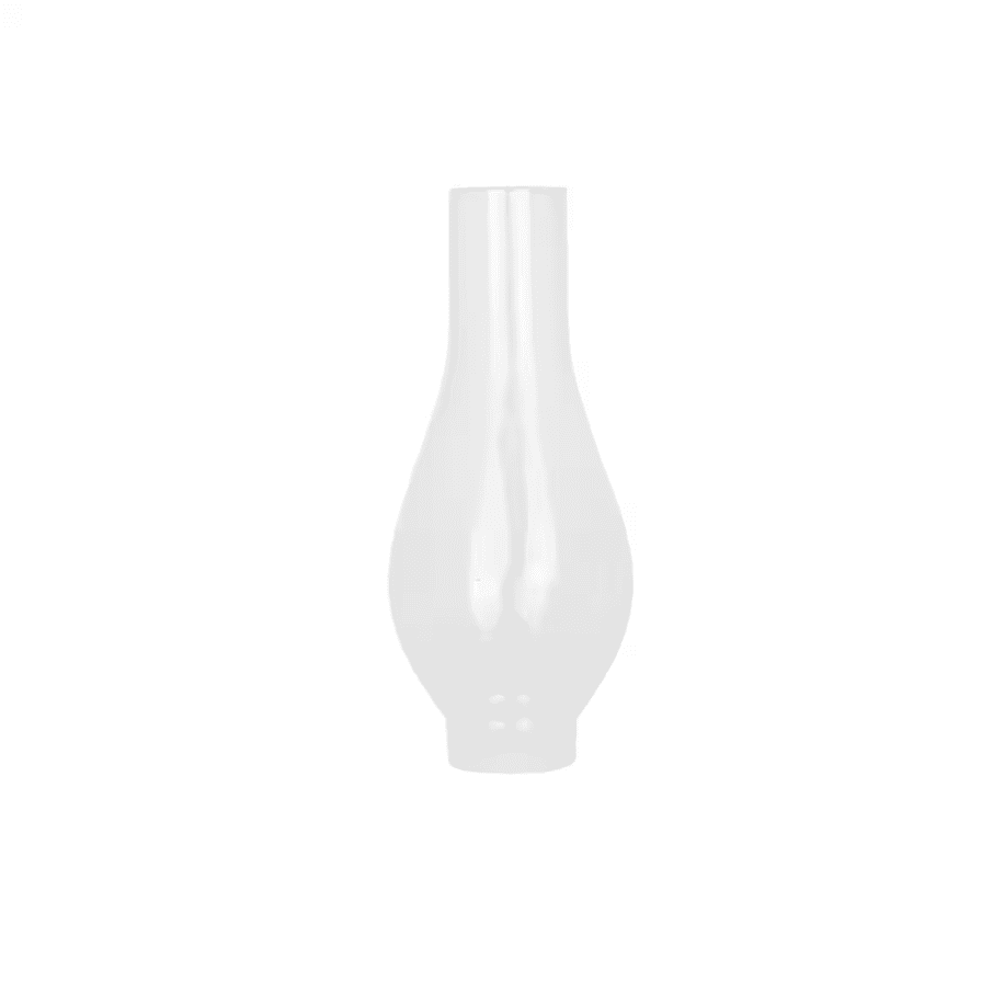 Lamp Chimney Gennemsigtig Fra Strömshaga - Reservedel til petroleumslamper fra Str&ouml;mshaga, hvor den f&oslash;rste del af glasr&oslash;ret har en diameter p&aring; 4 cm.