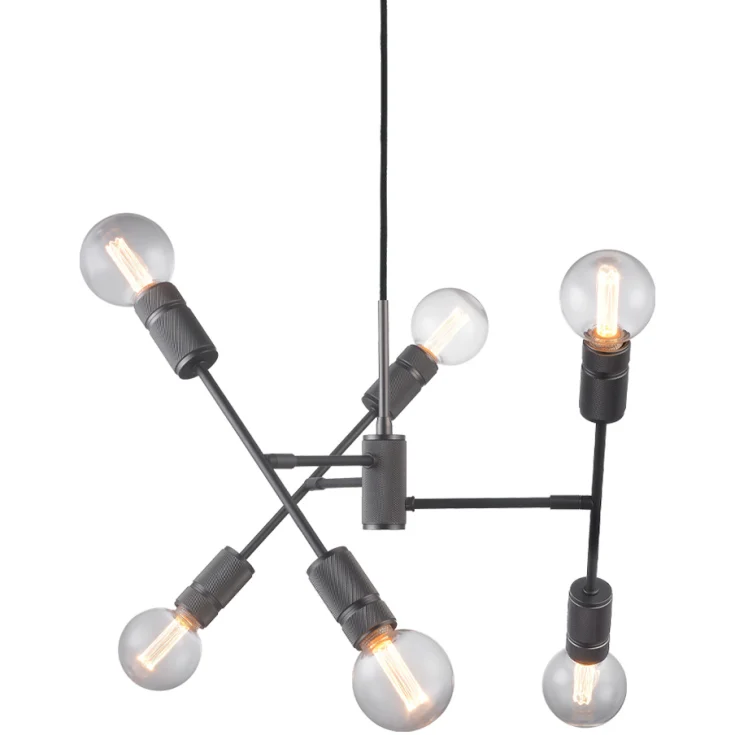 Halo Ø40 Mørkegrå loftslampe Fra Halo Design - Halo er en stilfuld loftslampe med et moderne design og et industrielt pr&aelig;g.