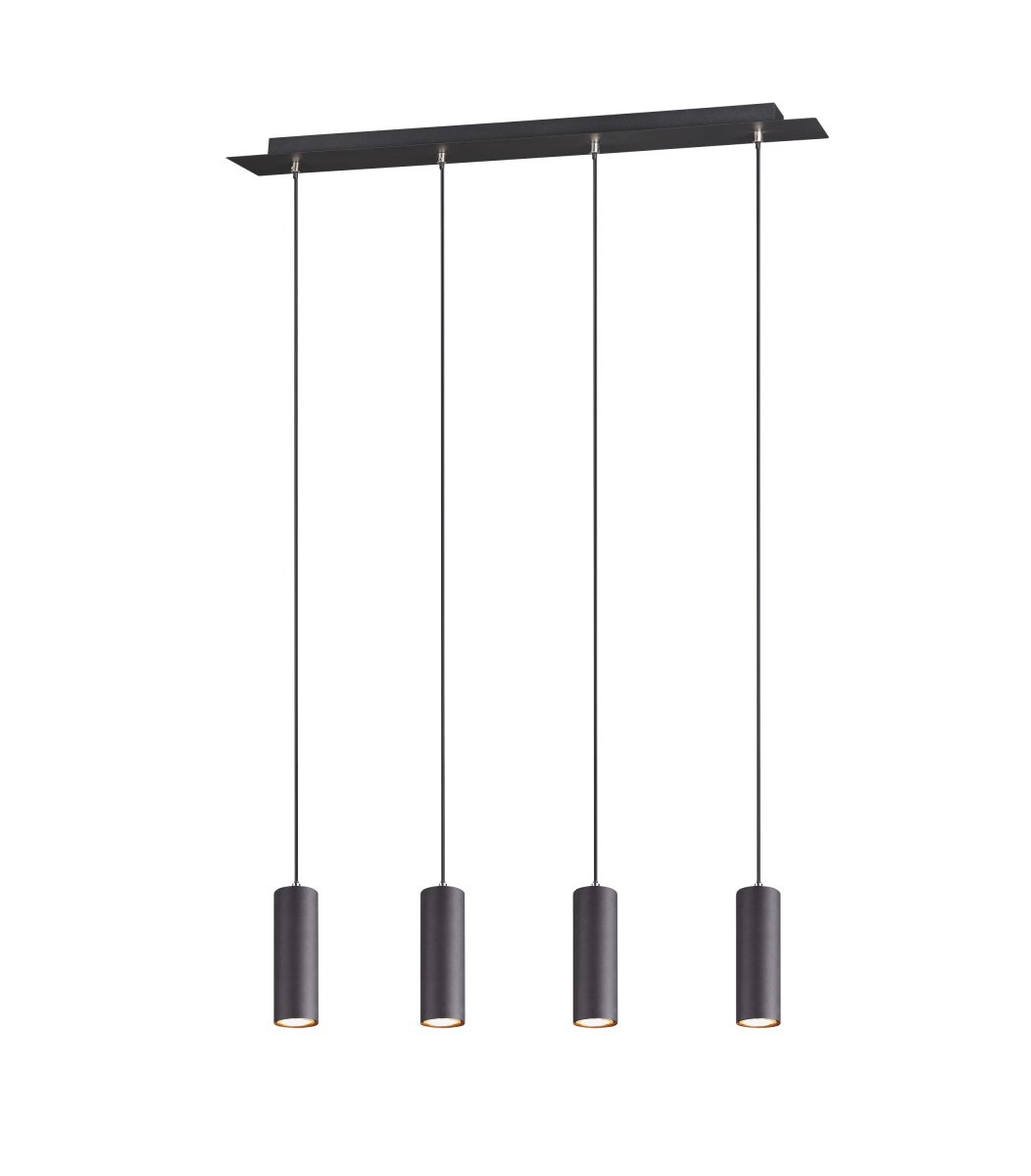 Marley 75cm Sort loftslampe Fra Trio Lighting - 