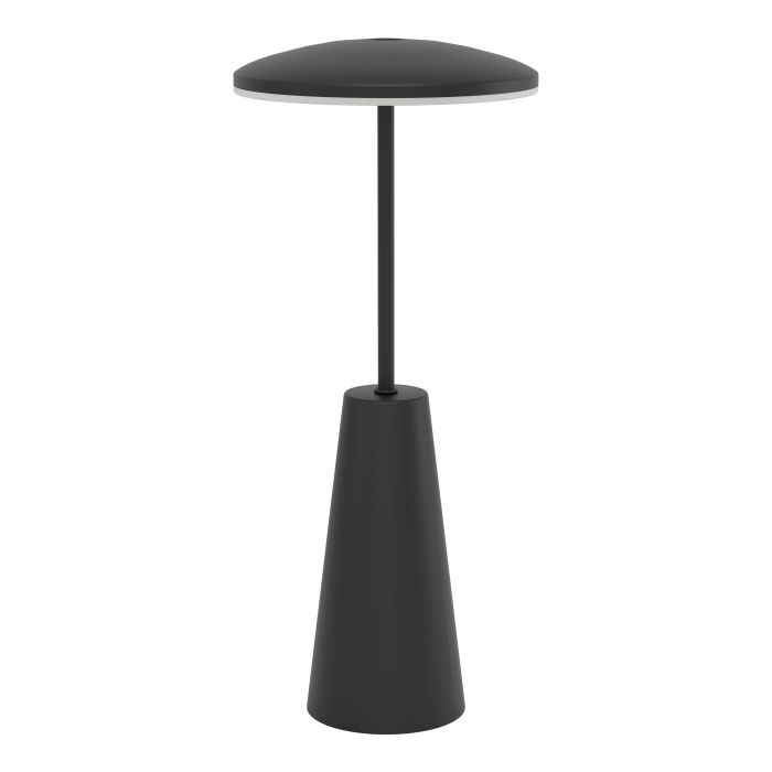 Piccola 28cm Sort bærbar Fra Eglo - Piccola er en fleksibel og stilfuld lyskilde, der passer lige godt i hjemmet og på farten.