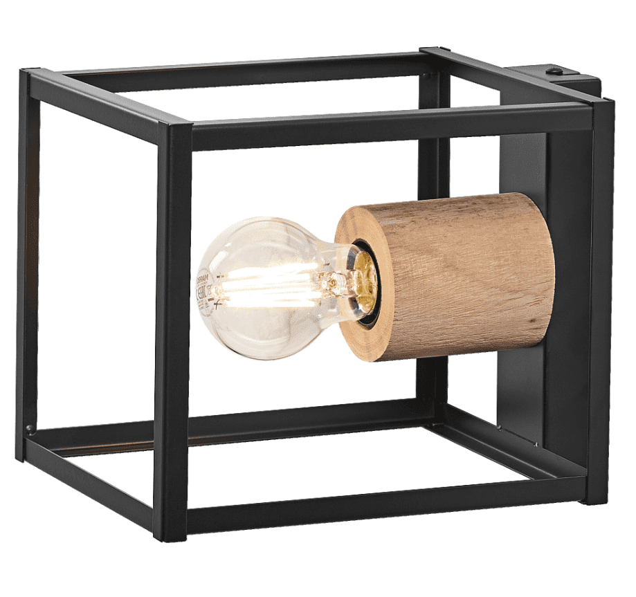 Nairobi 22cm Sort væglampe Fra Ledvance - Perfekt til at fremhæve en stilfuld pære og give rummet en indbydende atmosfære.