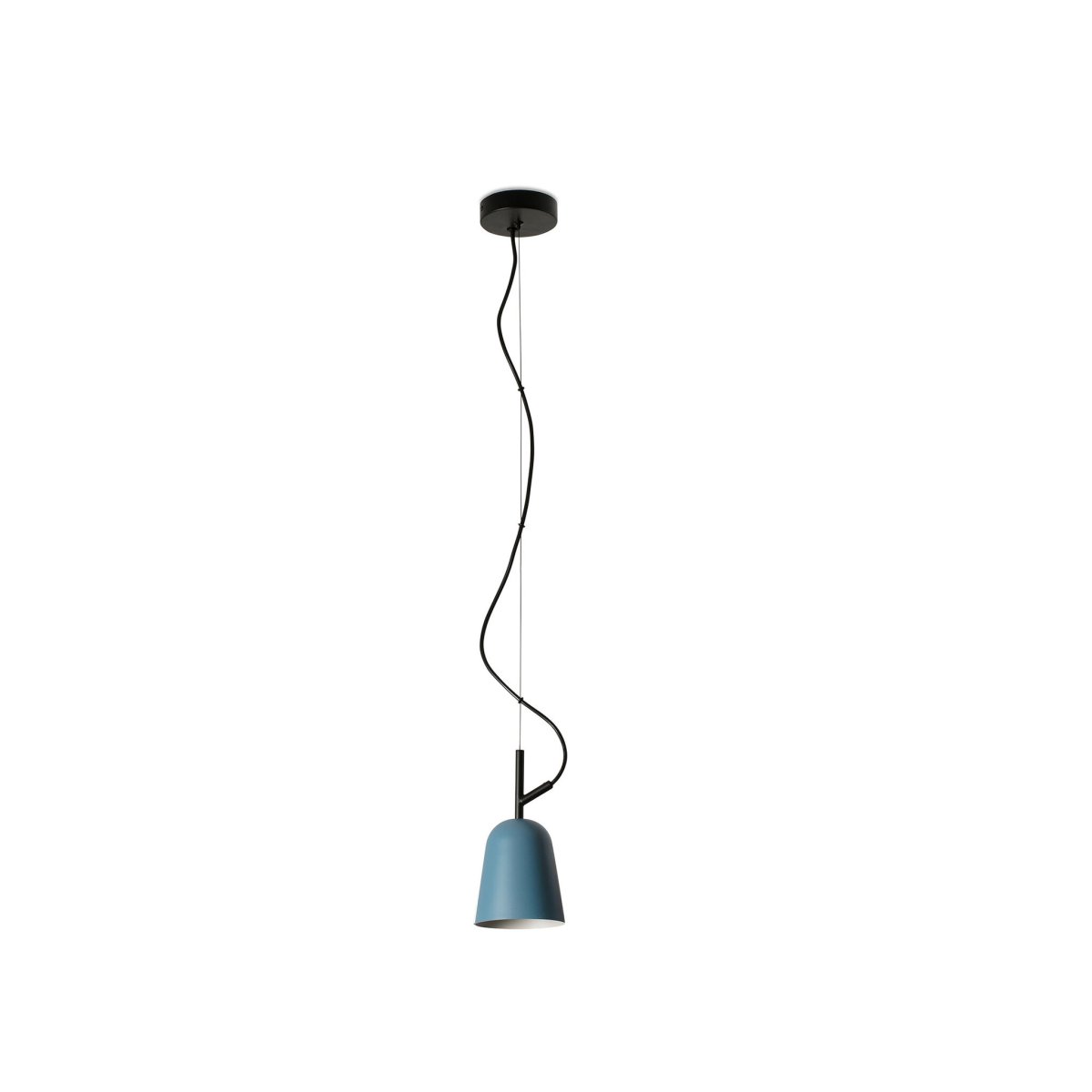 Studio Ø10 Blå loftslampe Fra Faro Barcelona - Studio passer b&aring;de i det moderne hjem og i designbevidste kontorer - perfekt n&aring;r du vil kombinere funktion med &aelig;stetik.