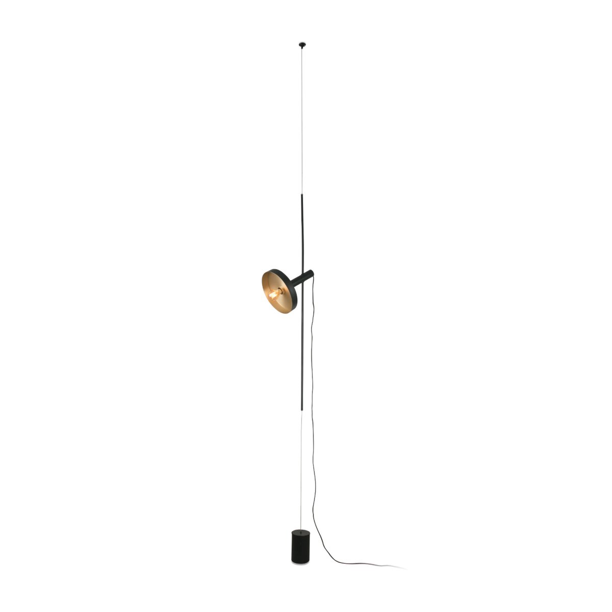 Whizz 120cm Sort loftslampe Fra Faro Barcelona - Whizz er ideel at kombinere med en dekorativ gl&oslash;delampe for at fremh&aelig;ve dens udtryk og skabe stemningsfuld belysning med fokus p&aring; design.