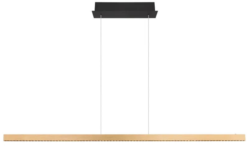 Dentsy 150cm Kobber loftslampe Fra Globo Lighting - Med den smidiga touchknappen f&ouml;r av/p&aring; och den stegl&ouml;sa touchdimmern kan du enkelt justera ljusstyrkan efter &ouml;nskem&aring;l.
