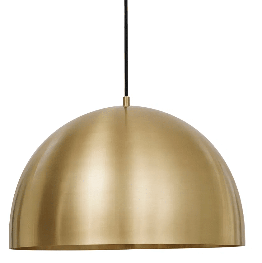 Grand Ø43 Mat messing loftslampe Fra H. Skjalm P - Brug den alene til et subtilt udtryk eller i par for at skabe en stærkere effekt.