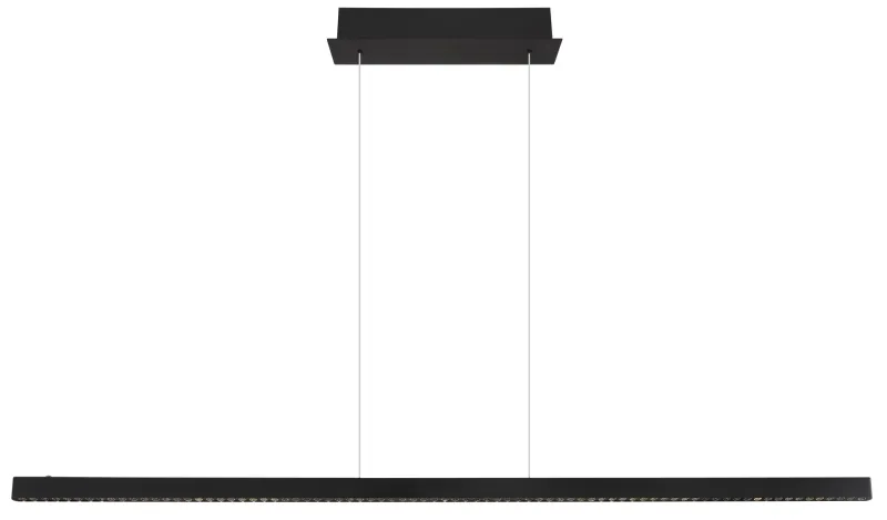 Dentsy 150cm Sort loftslampe Fra Globo Lighting - Med den smidiga touchknappen f&ouml;r av/p&aring; och den stegl&ouml;sa touchdimmern kan du enkelt justera ljusstyrkan efter &ouml;nskem&aring;l.