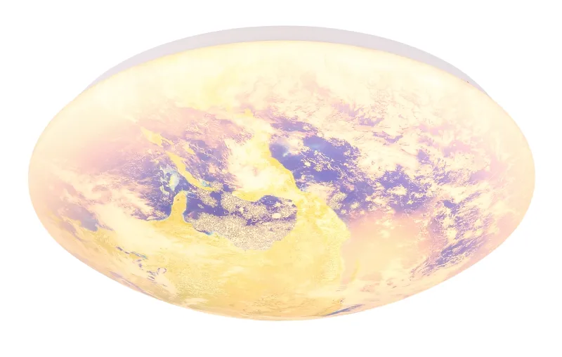 Gaia Ø35 Hvid børnelampe Fra Globo Lighting - Ett utm&auml;rkt val f&ouml;r vardagsrum, kontor eller barnrum och fungerar b&aring;de som en funktionell ljusk&auml;lla och en dekorativ inredningsdetalj.