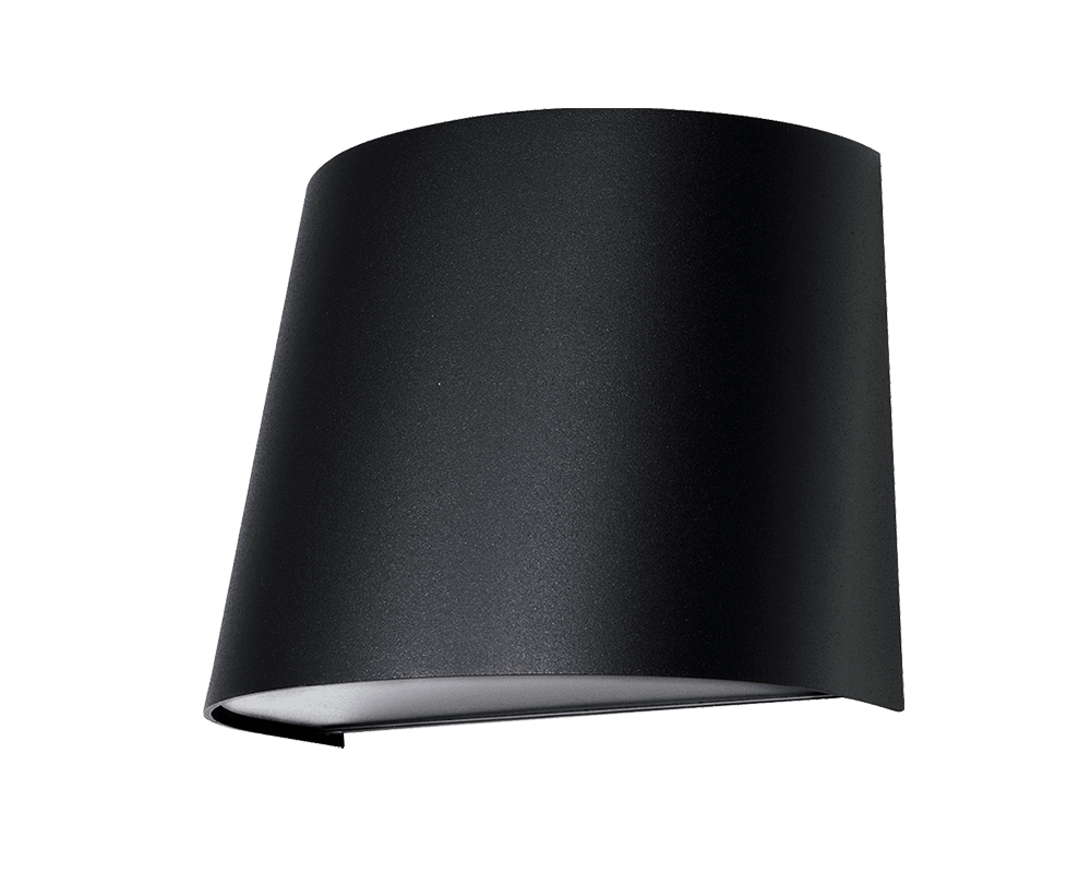 Mini Sort udendørslampe Fra Westal - Bagsiden er udstyret med to ind- og udgange og hurtig tilslutningsterminal, som gør den nem at installere.