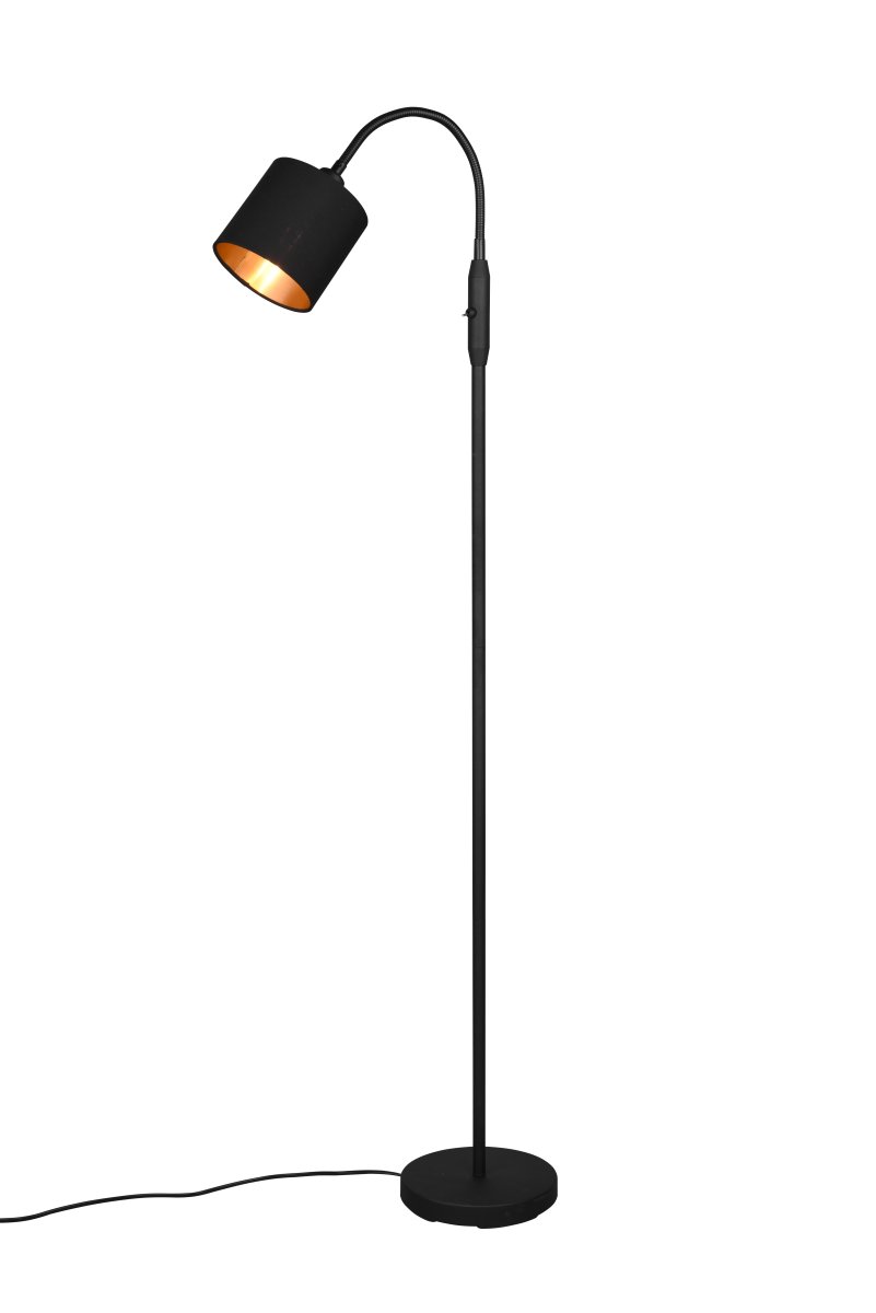 Tommy Sort gulvlampe Fra Trio Lighting - 